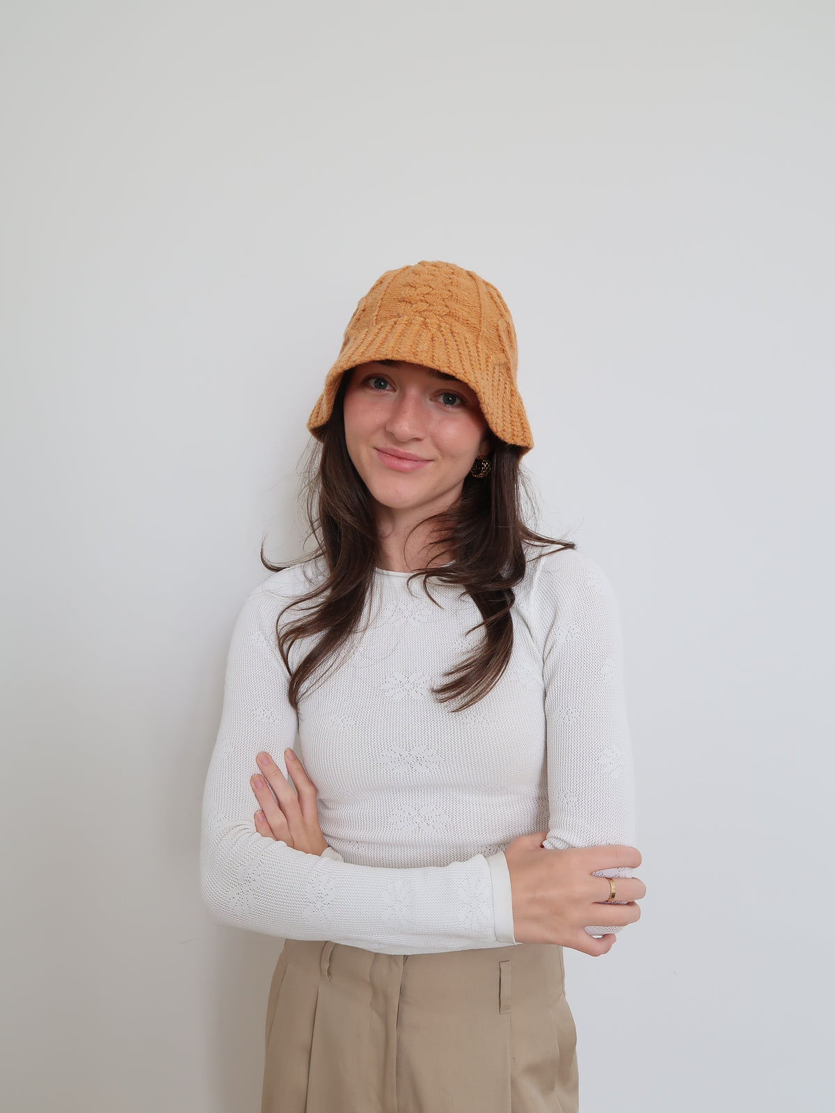 Cable Knit Hat - HT1756
