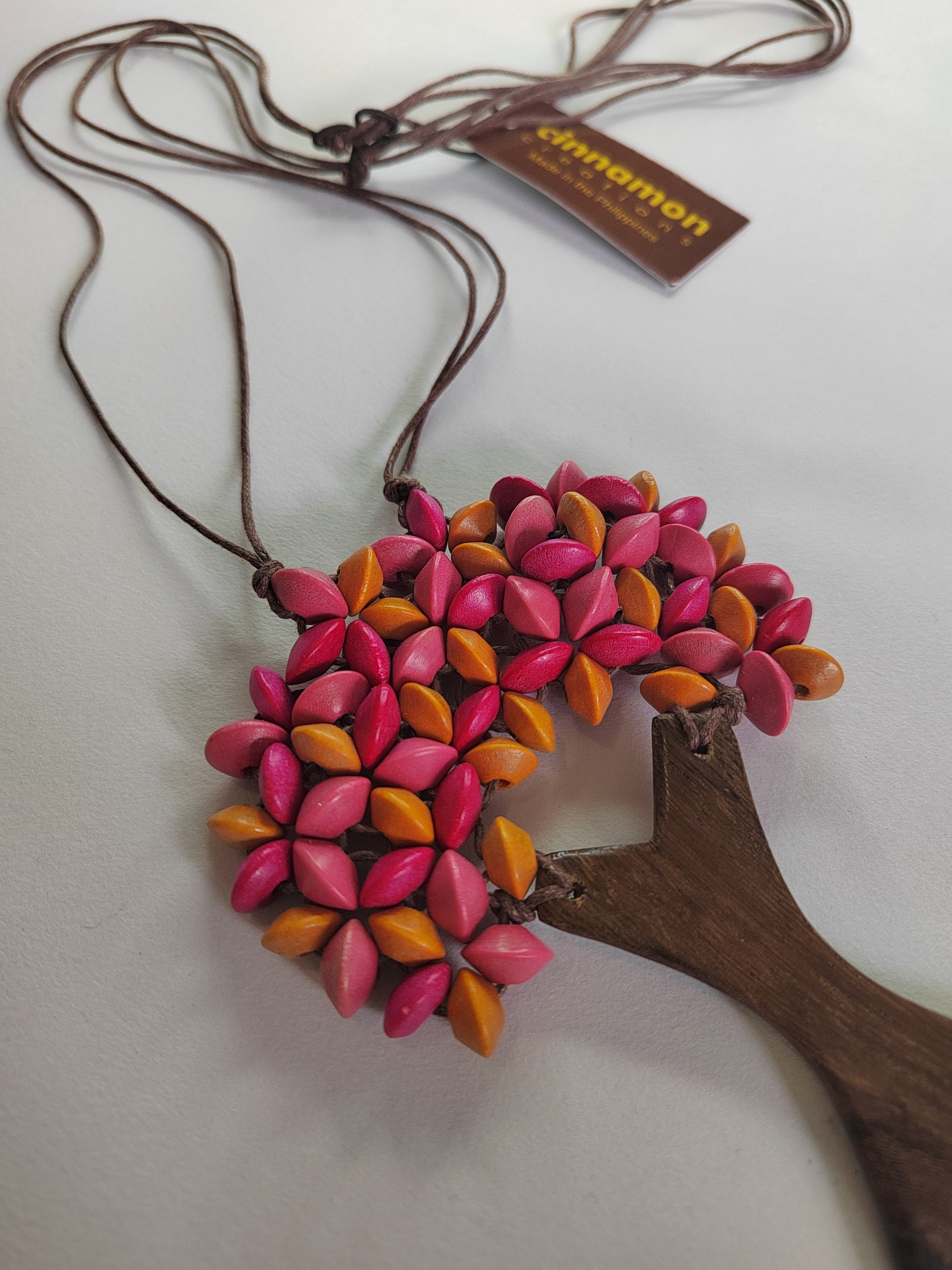 Colourful Tree of Life Necklace N6-6265