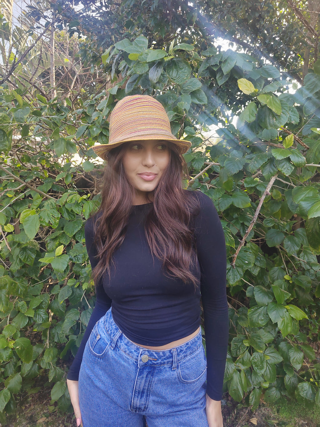 Soft Summer Beach Hat - 7237 Multi