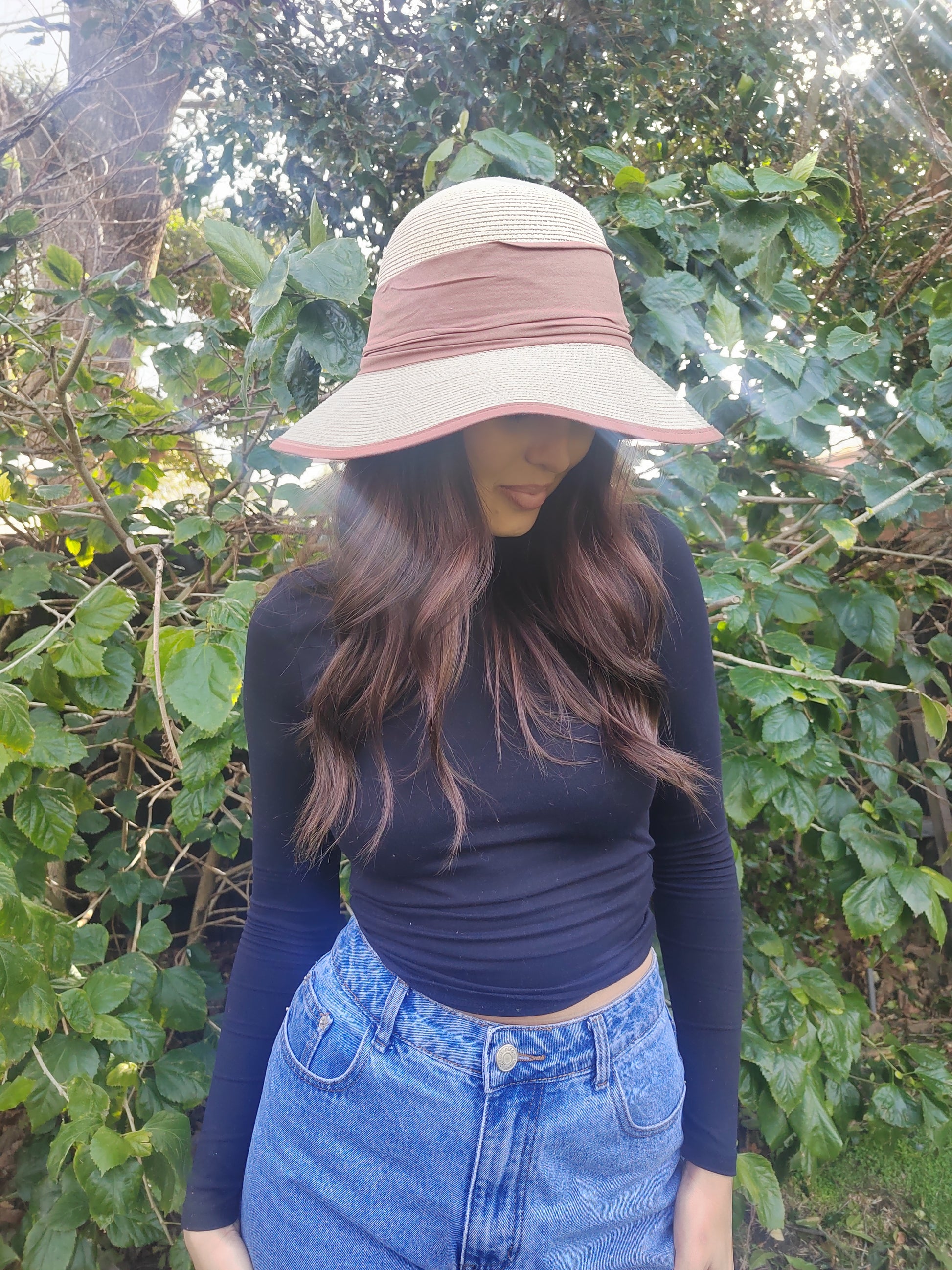 Round Summer Beach Hat - 7242