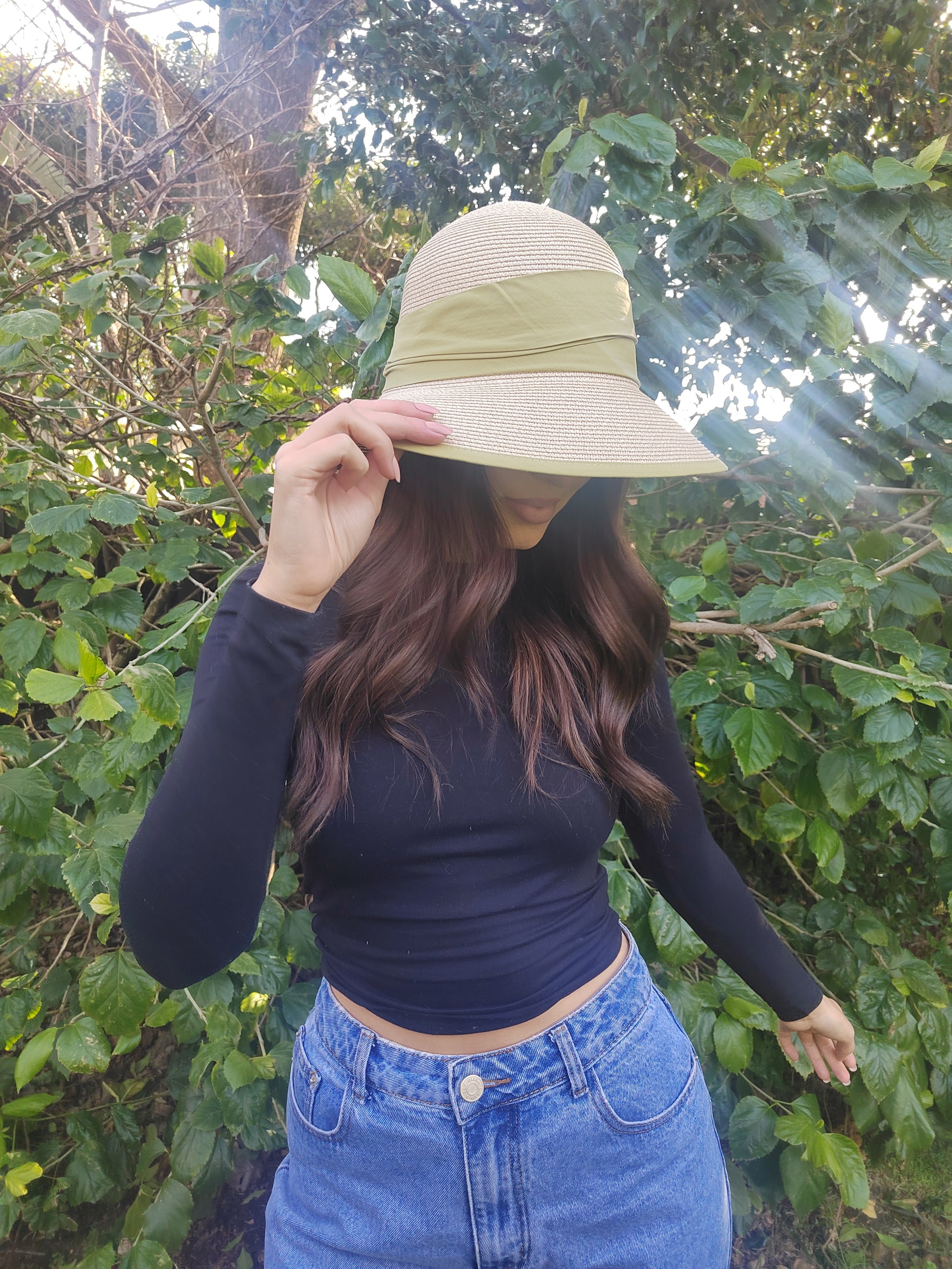 Round Summer Beach Hat - 7242