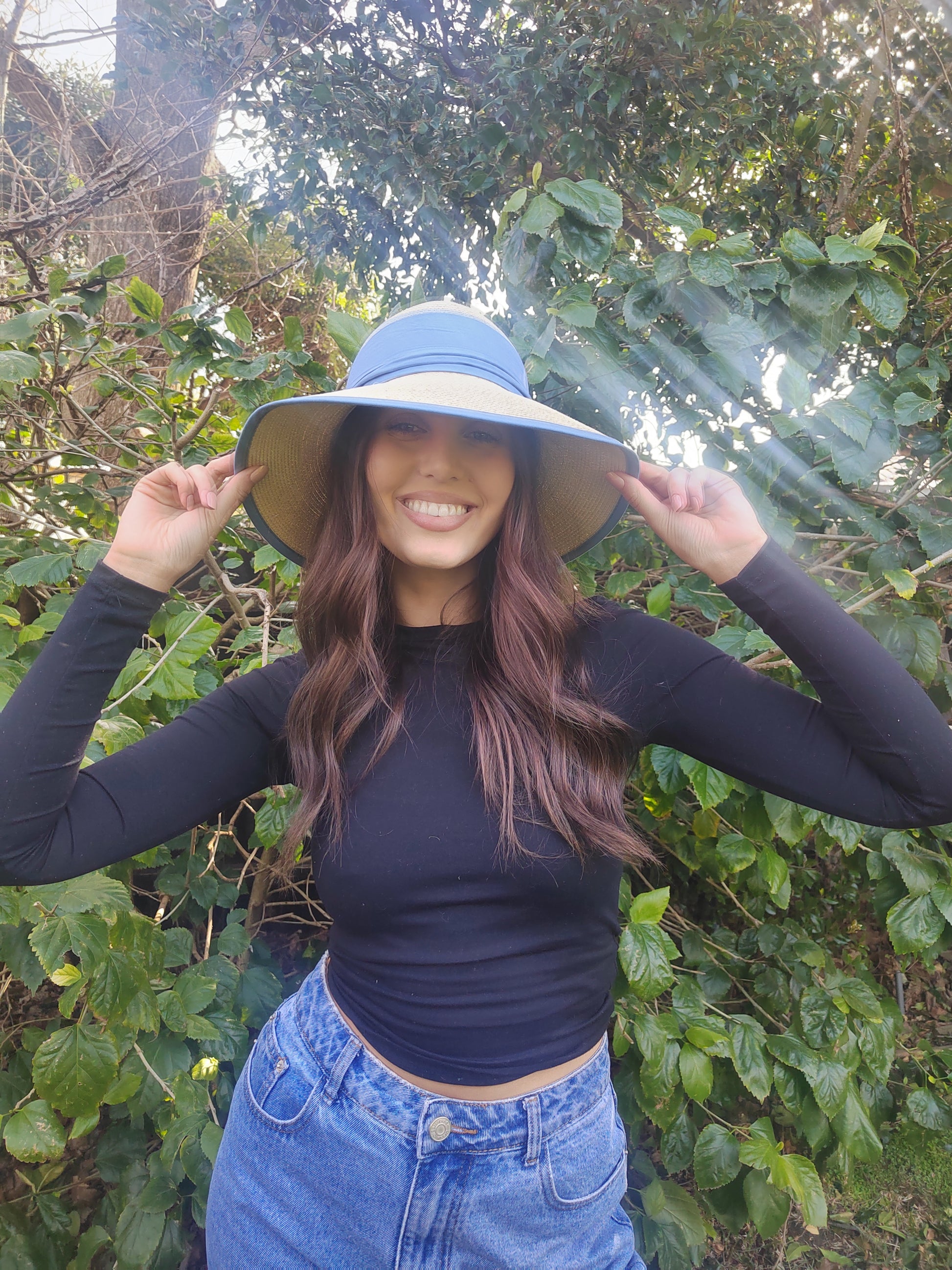 Round Summer Beach Hat - 7242
