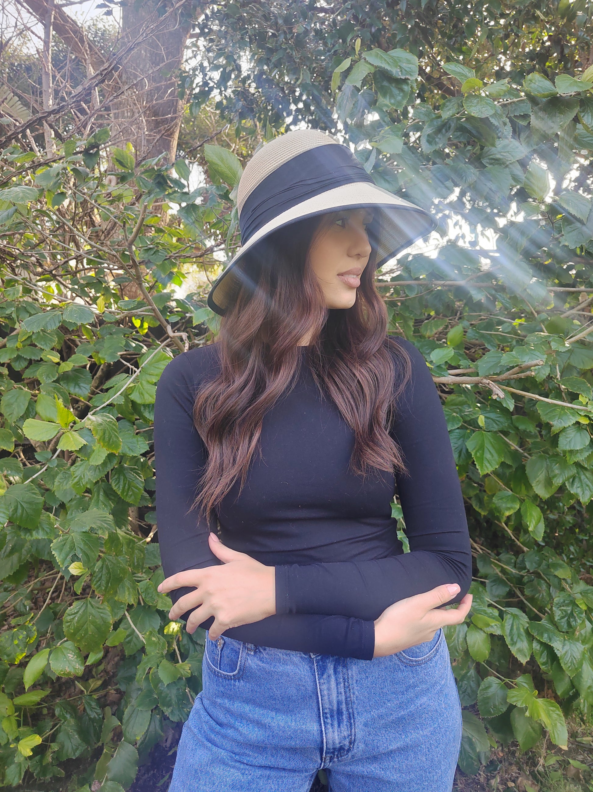 Round Summer Beach Hat - 7242