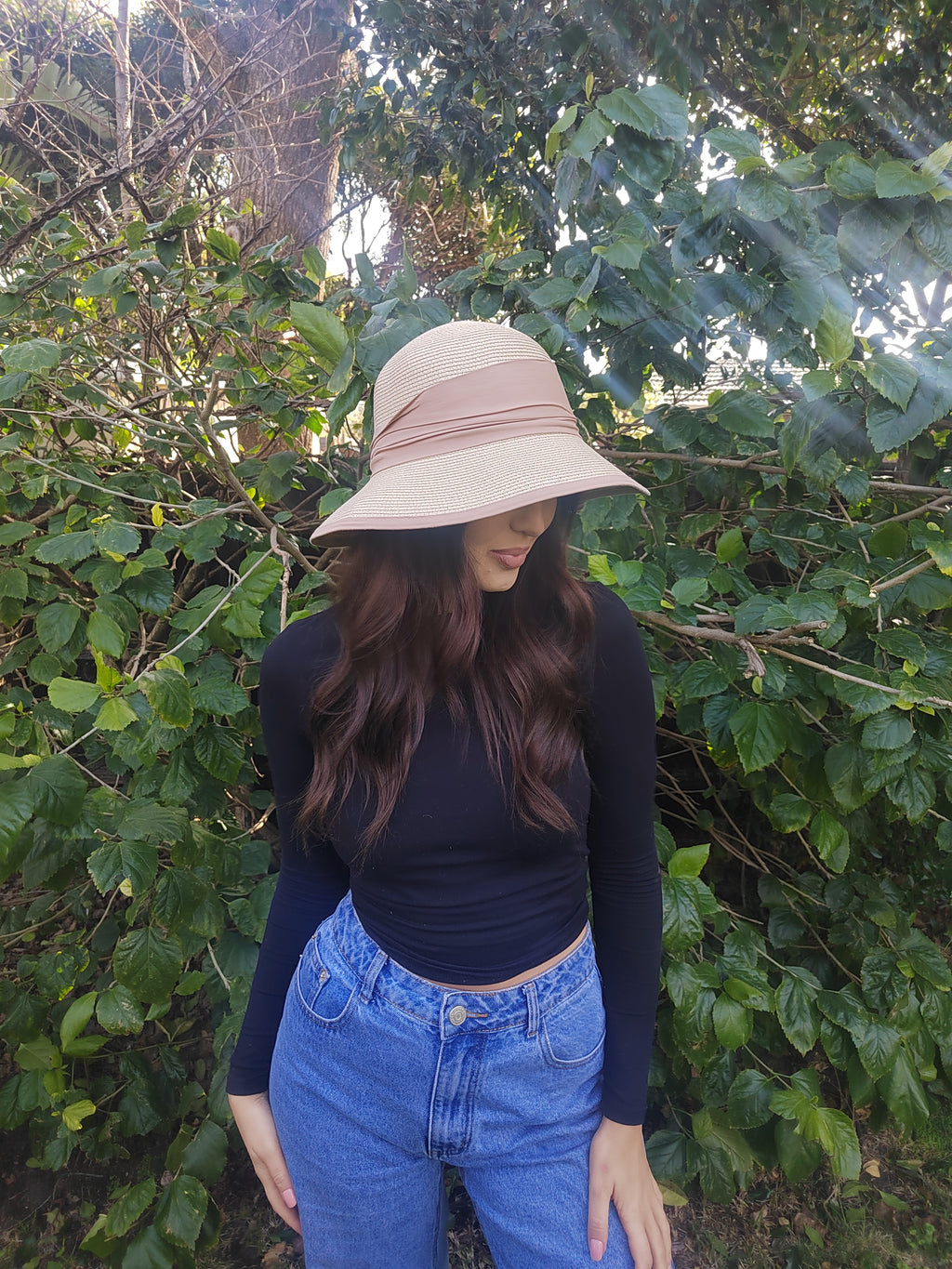 Round Summer Beach Hat - 7242