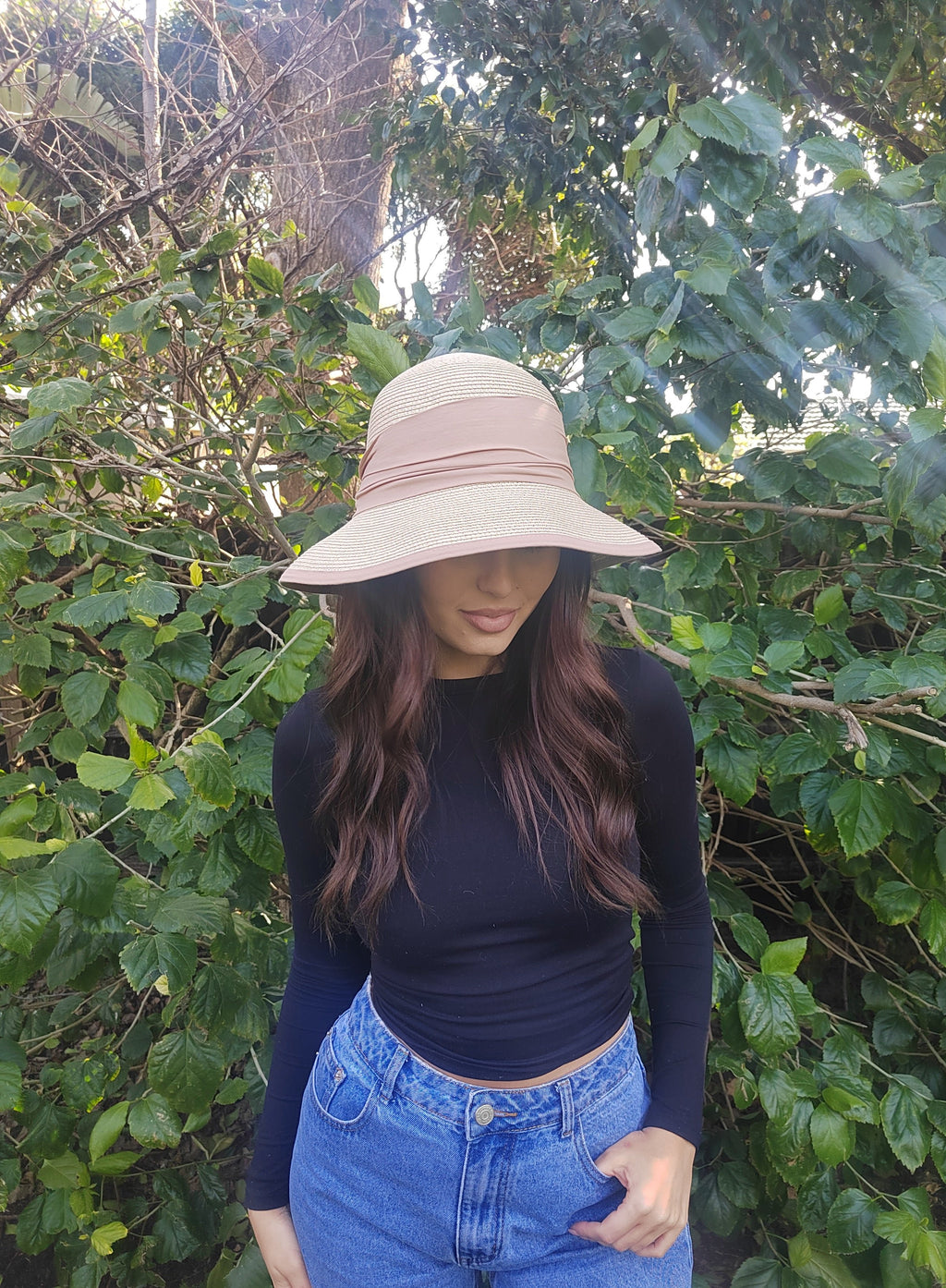 Round Summer Beach Hat - 7242