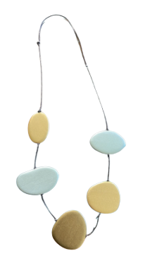 5 Wooden Beads Necklace Multi-Colour n6-2314