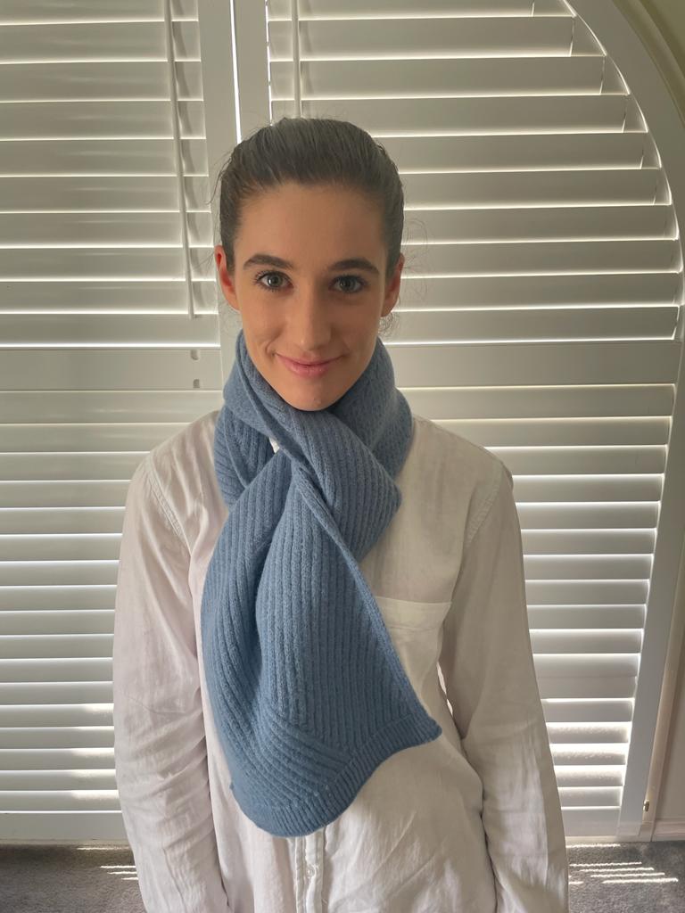 Plain Thick Knitted Scarf 332332