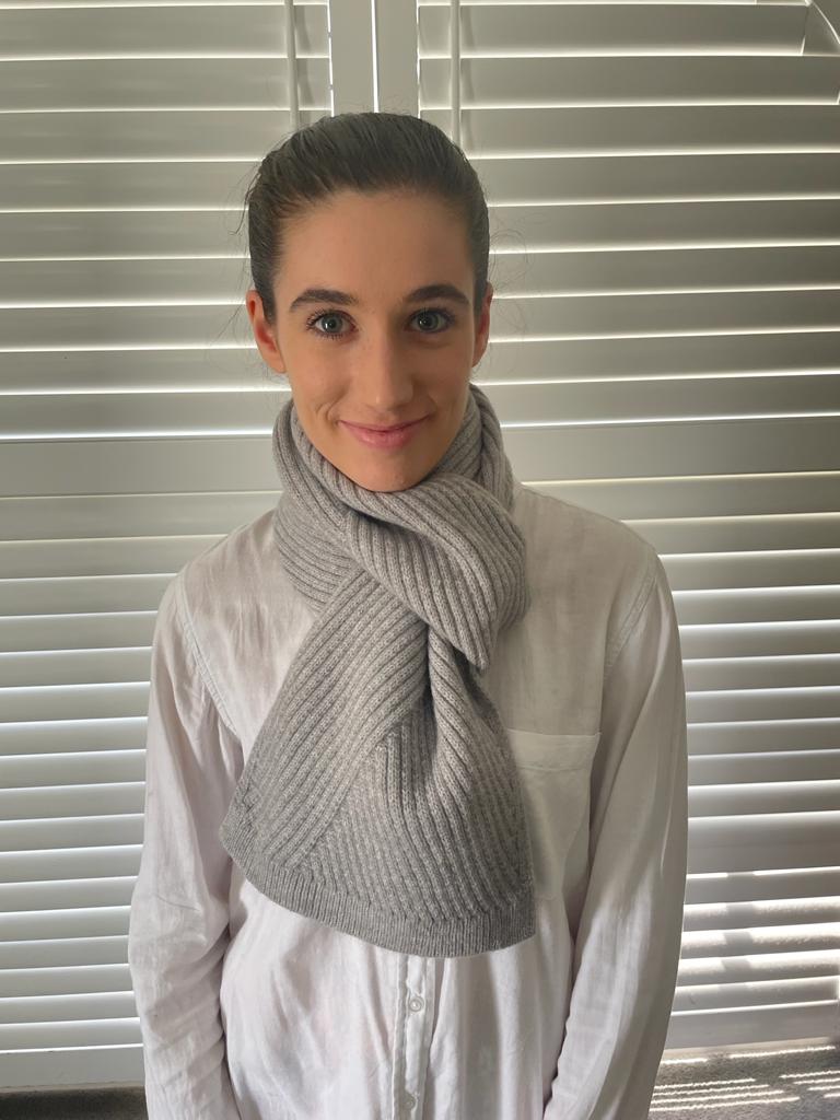 Plain Thick Knitted Scarf 332332
