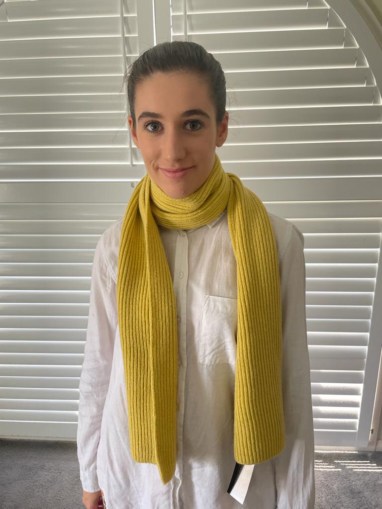 Narrow Rib Scarf - 332328