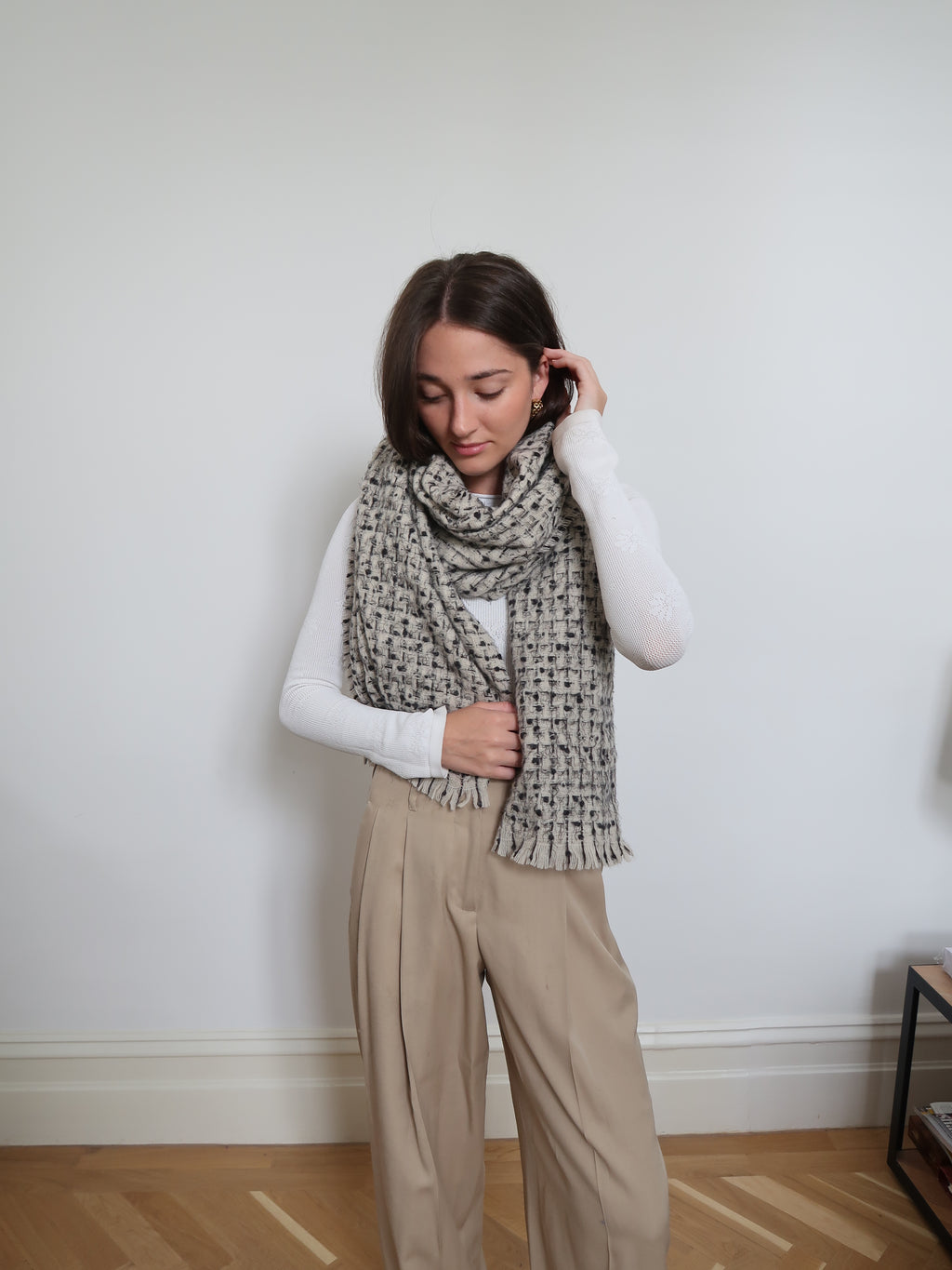Knitted Winter Scarf PWS2153