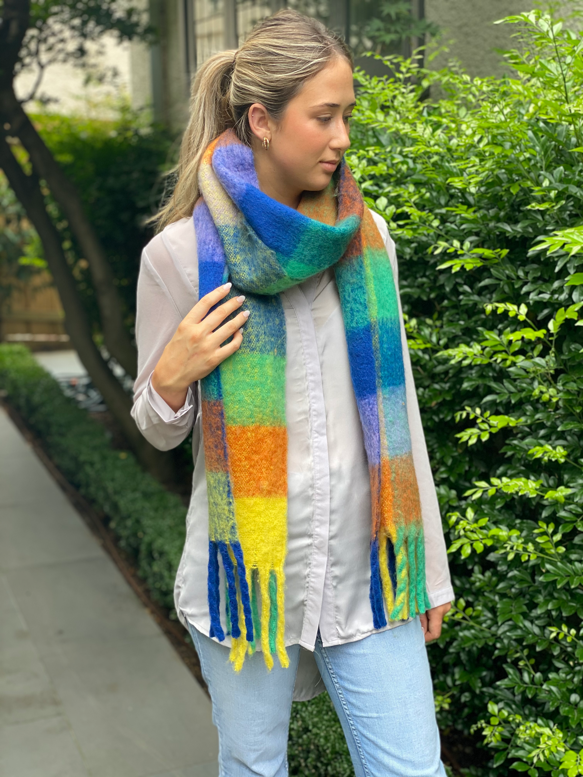 Soft Winter Scarf Blended Colours - 33200