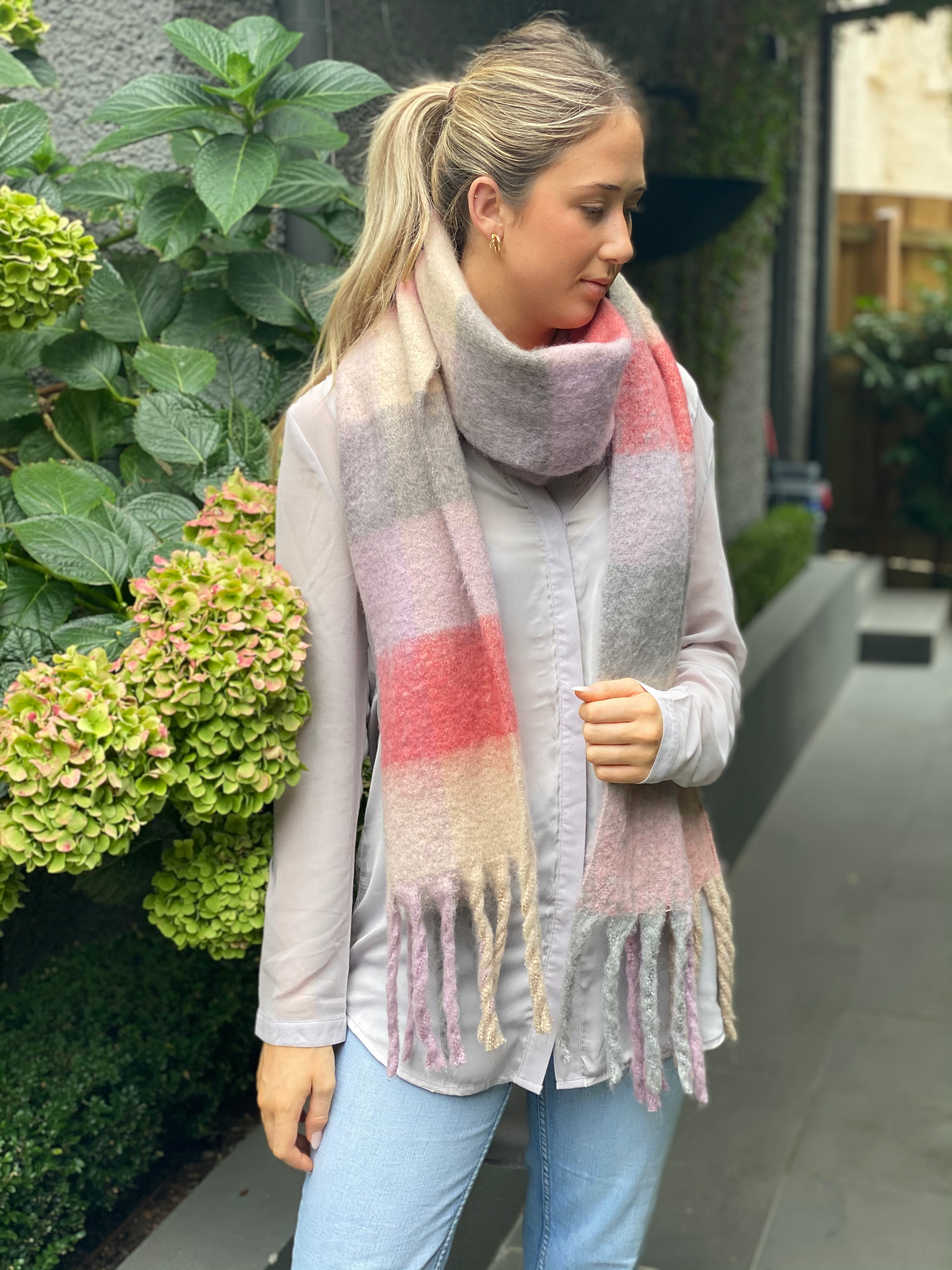 Soft Winter Scarf Blended Colours - 33200