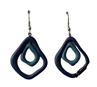 Artistic Diamond Shaped Earrings E6-5941