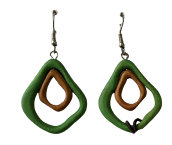 Artistic Diamond Shaped Earrings E6-5941