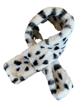 Faux Fur Animal Print Neck Wrap - 332217