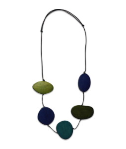 5 Wooden Beads Necklace Multi-Colour n6-2314