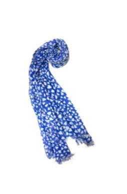 BLUE HEART SCARF