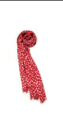 RED HEART SCARF