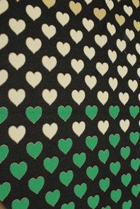 Jaquard Brushed Soft Touch Heart Scarf - 65441