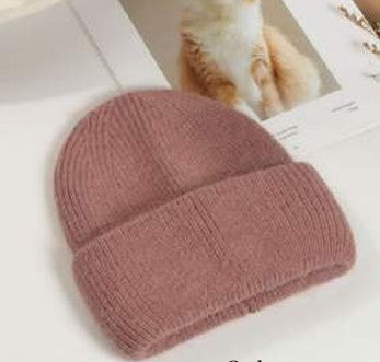 Angora mix Beanie - Taupe