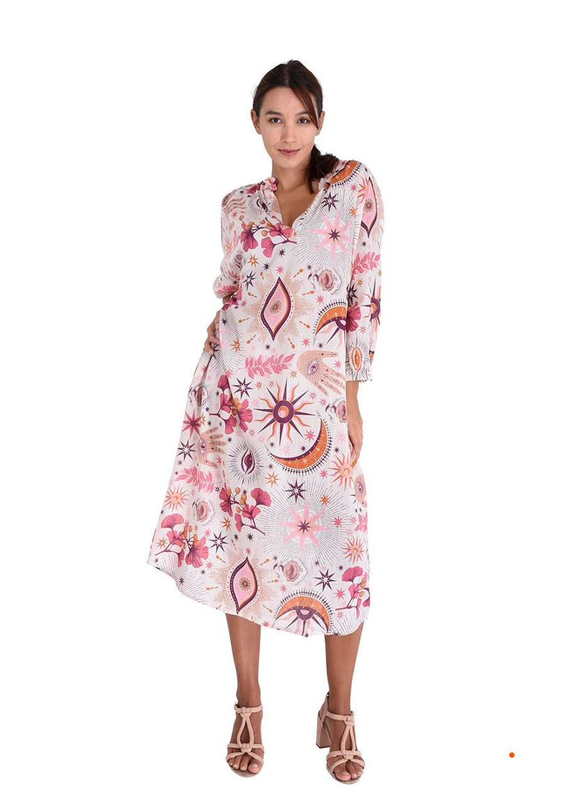 PRE-ORDER Long Light Cotton Dress 66954