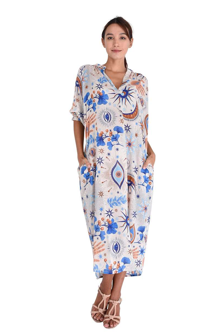 PRE-ORDER Long Light Cotton Dress 66954