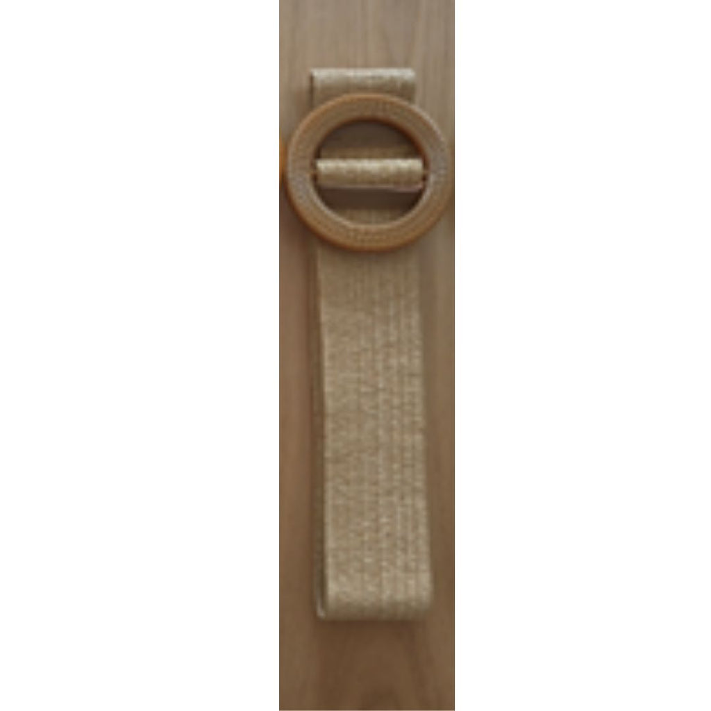 Elastic Belt with Round Buckle Adjustable B019