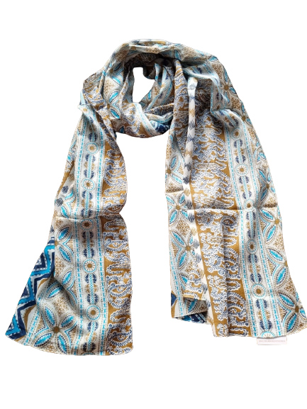 Beautiful Ethnic Pattern Cotton Scarf ZS-1037
