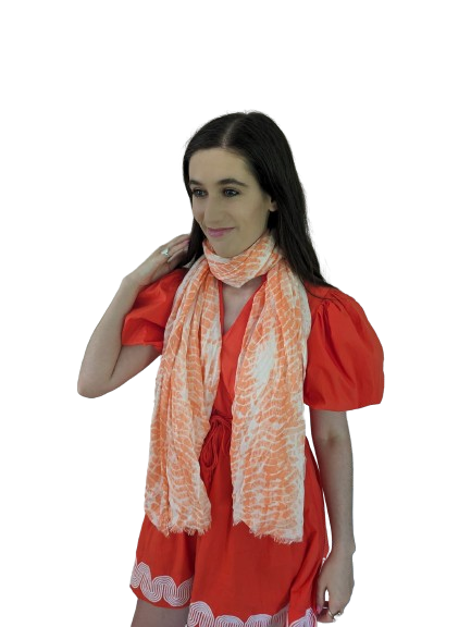 Soft Patterned Scarf 17115