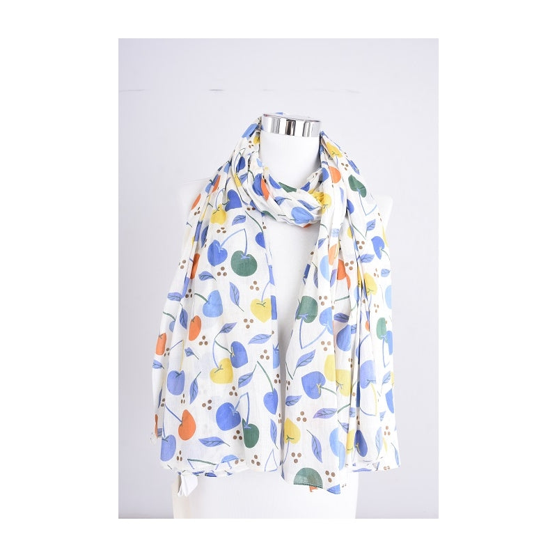 PRE-ORDER Cherry Cotton Scarf 67136