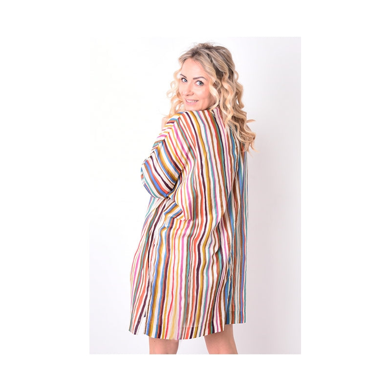 PRE-ORDER - Pleated Cotton Printed Shirt - 67955-0823