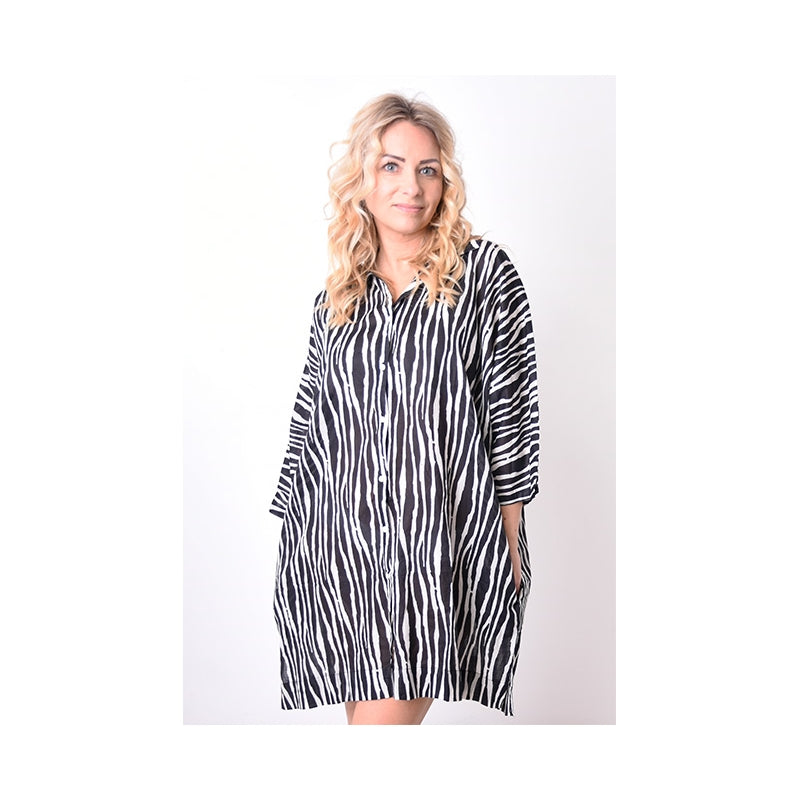 Black and White - Cotton Tunic 67955-0200