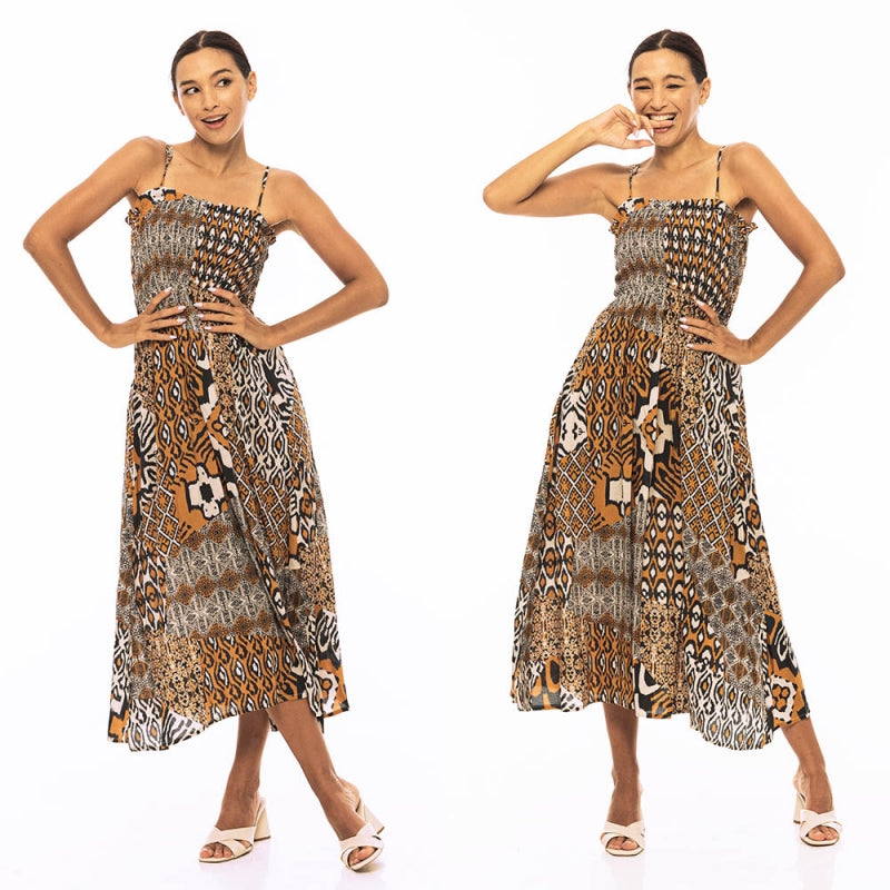 PRE-ORDER Elastic and Loose Summer Dress Well Fitting 65868