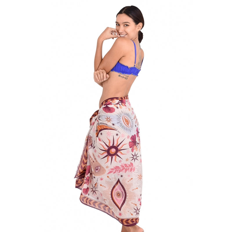 PRE-ORDER Esoteric Printed Cotton Shawl 66733