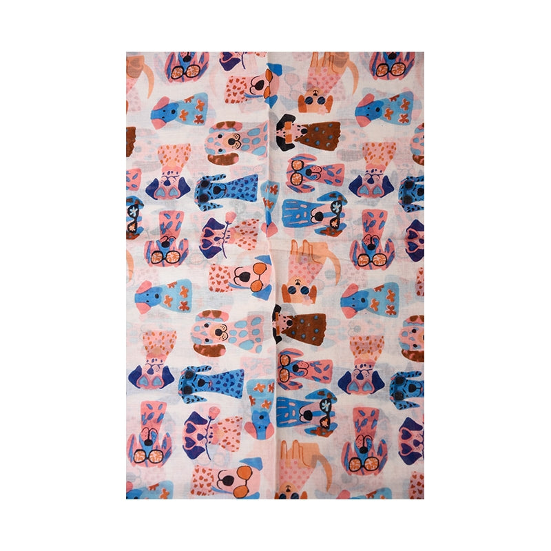 PRE-ORDER Dog Pets Printed Cotton Scarf 67994