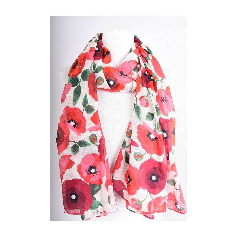 PRE-ORDER Cotton Poppy Scarf 67138