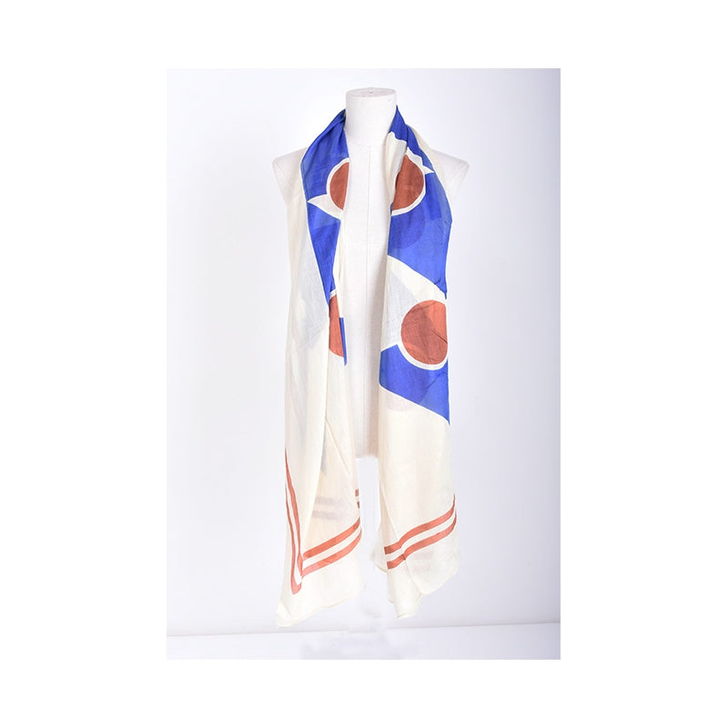 PRE-ORDER Geometric Cotton Scarf 67041