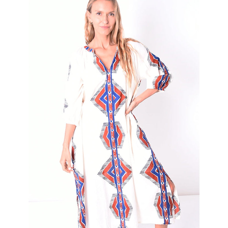 PRE-ORDER Inka Cotton Dress with Lining - 67972