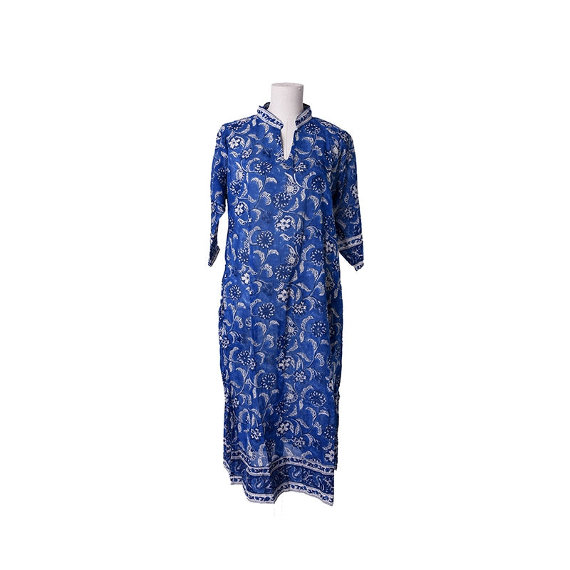 PRE-ORDER Long Printed Cotton Tunic 67207