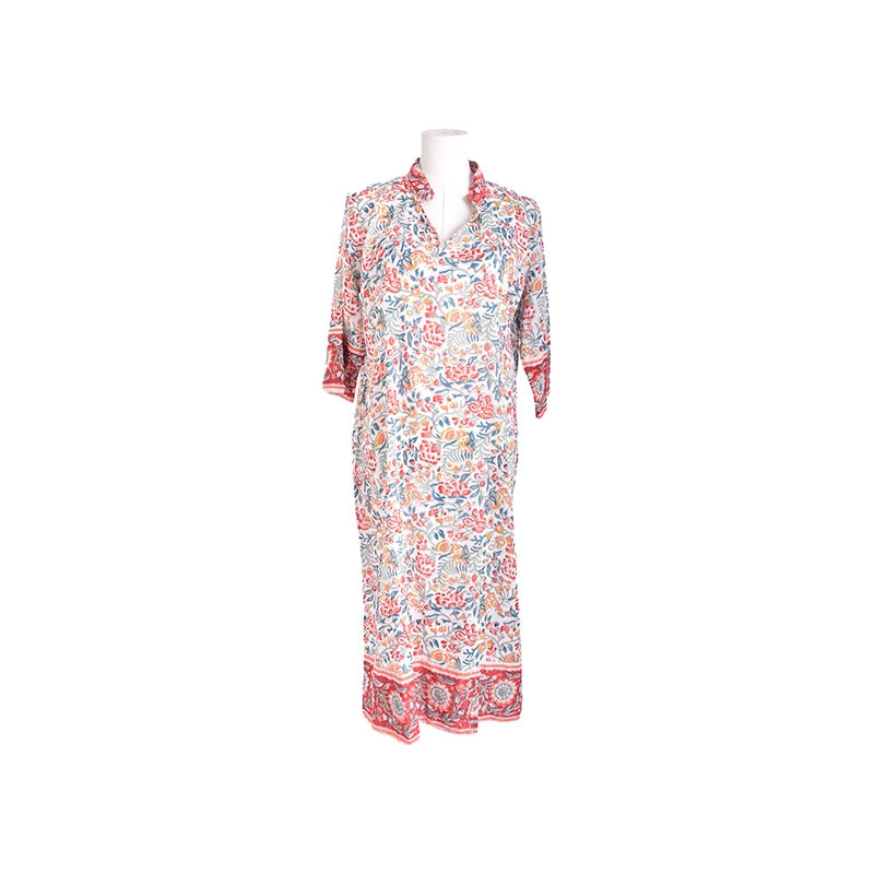 PRE-ORDER Long Printed Cotton Tunic 67207
