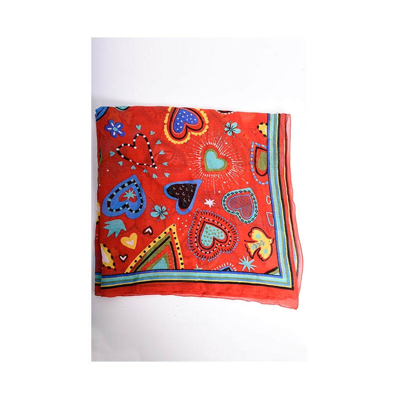 PRE-ORDER Happy Hearts Cotton Scarf 67372