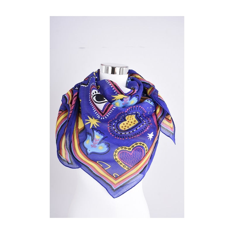 PRE-ORDER Happy Hearts Cotton Scarf 67372