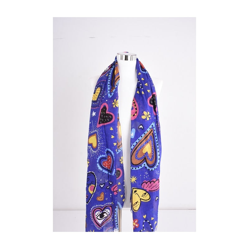 PRE-ORDER Happy Hearts Cotton Scarf 67371