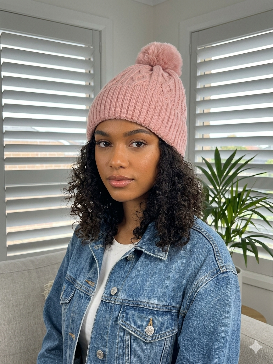 Winter Pom Pom Beanie - 7080