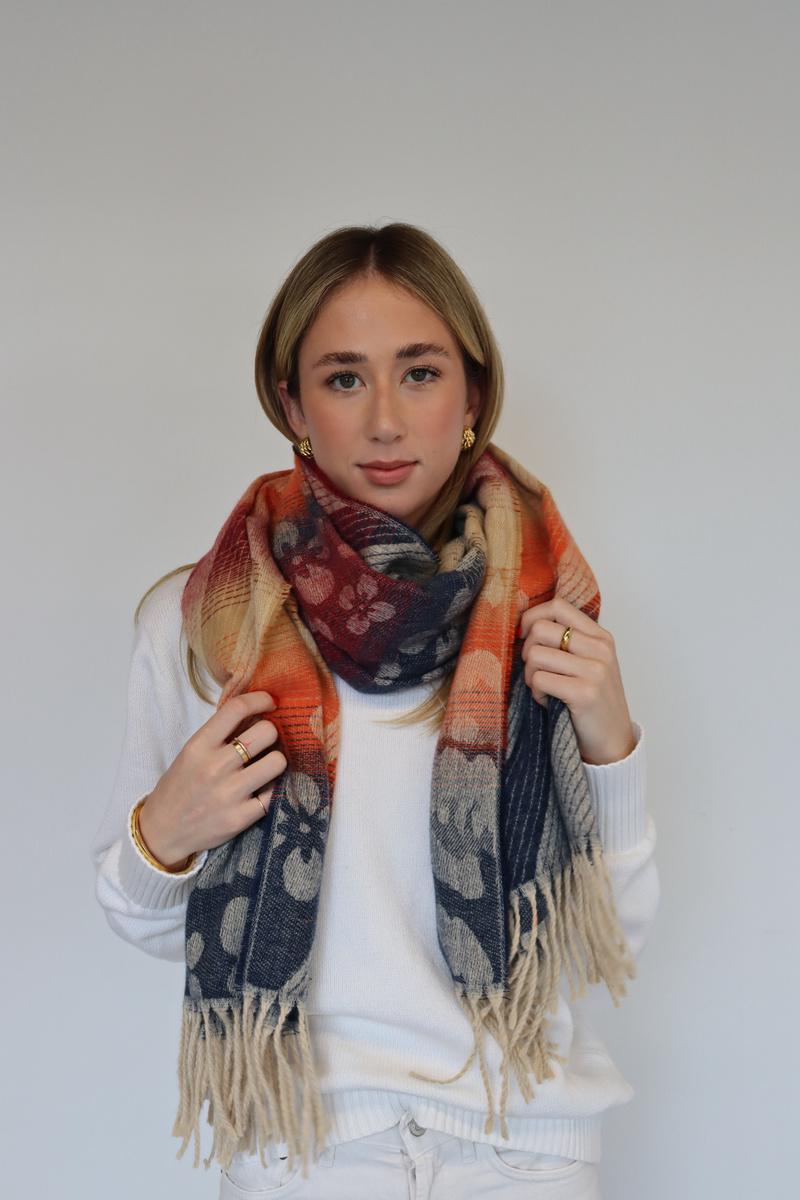 Printed Winter Scarf - RF2305