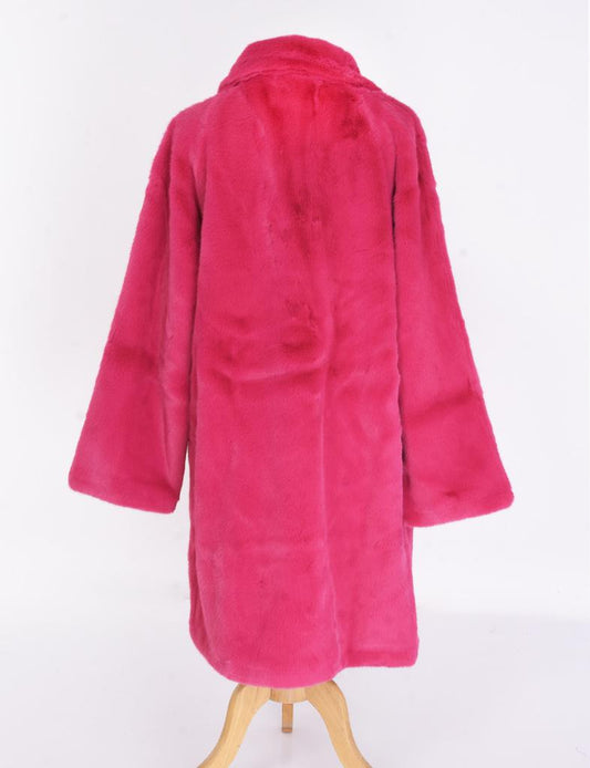 Palme FAUX FUR COAT - Rose