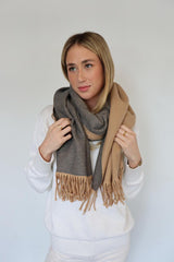 Reversible Two-Tone Scarf