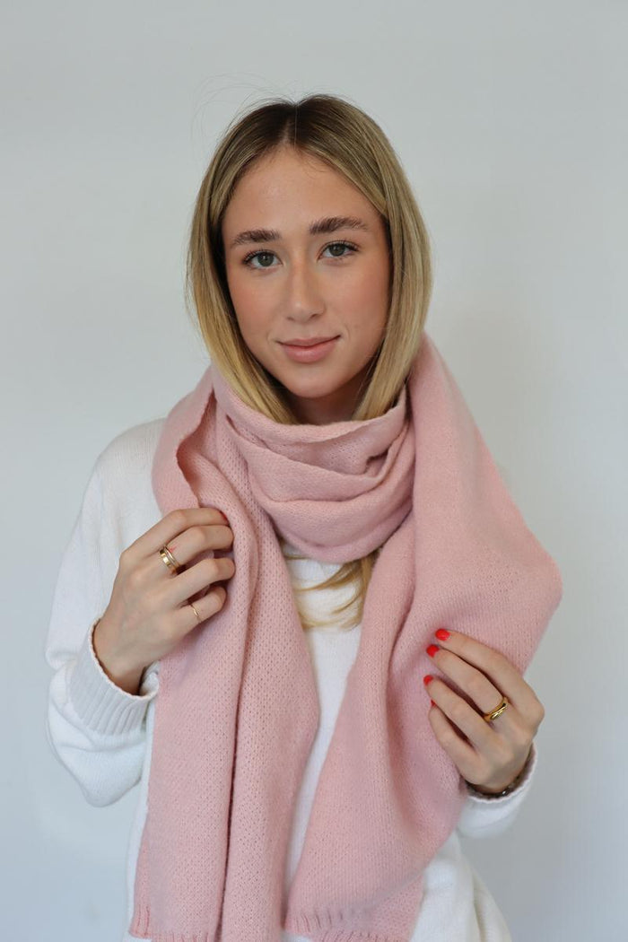 Warm Winter Scarves - Pink