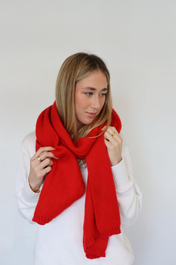 Warm Winter Scarves - Red