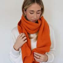 Warm Winter Scarves - Orange